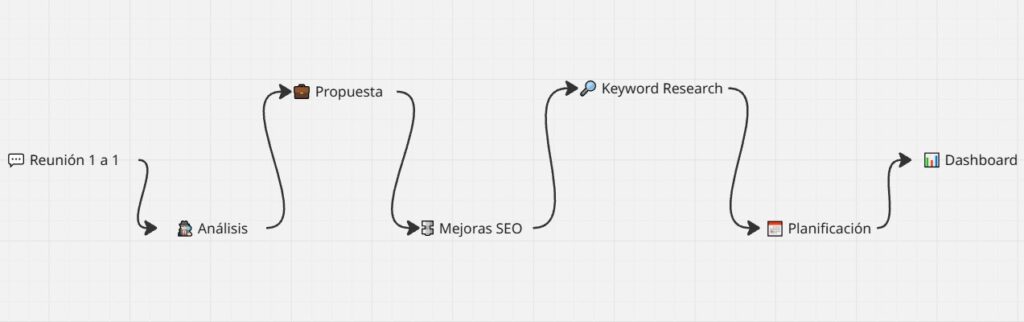 proceso de trabajo de un consulto seo en Valencia