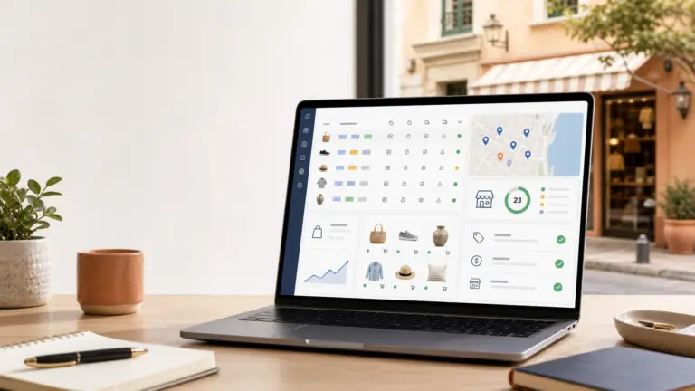 Optimización de feeds para tiendas locales con dashboard de inventario, productos y visibilidad en Google Shopping
