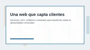 Home Page Estructura, SEO, confianza y conversión para transformar visitas en oportunidades comerciales
