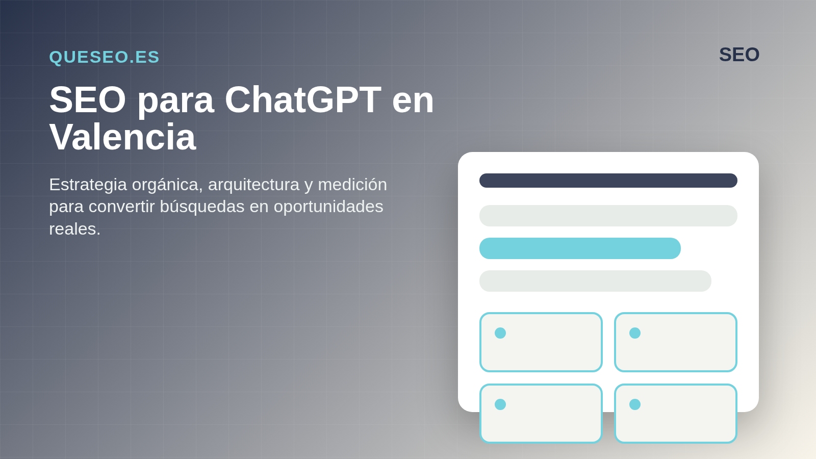 Consultor SEO para ChatGPT en Valencia con prompts, respuestas generativas y estrategia de autoridad de marca