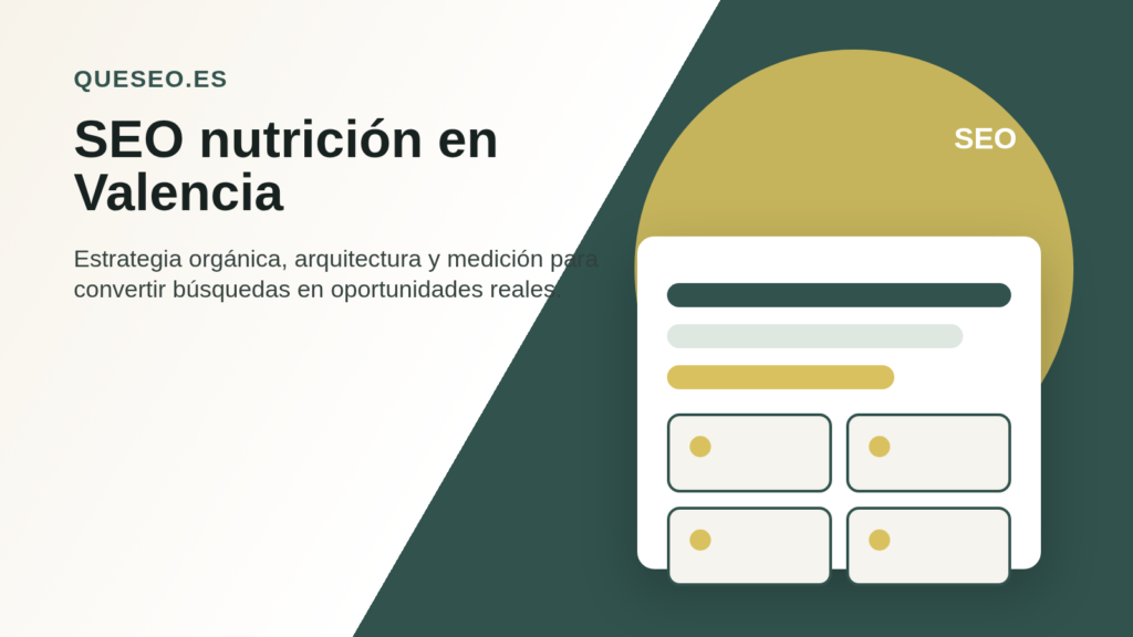 Home Page Consultor SEO para nutricionistas en Valencia con consulta, mapa local y solicitudes de pacientes