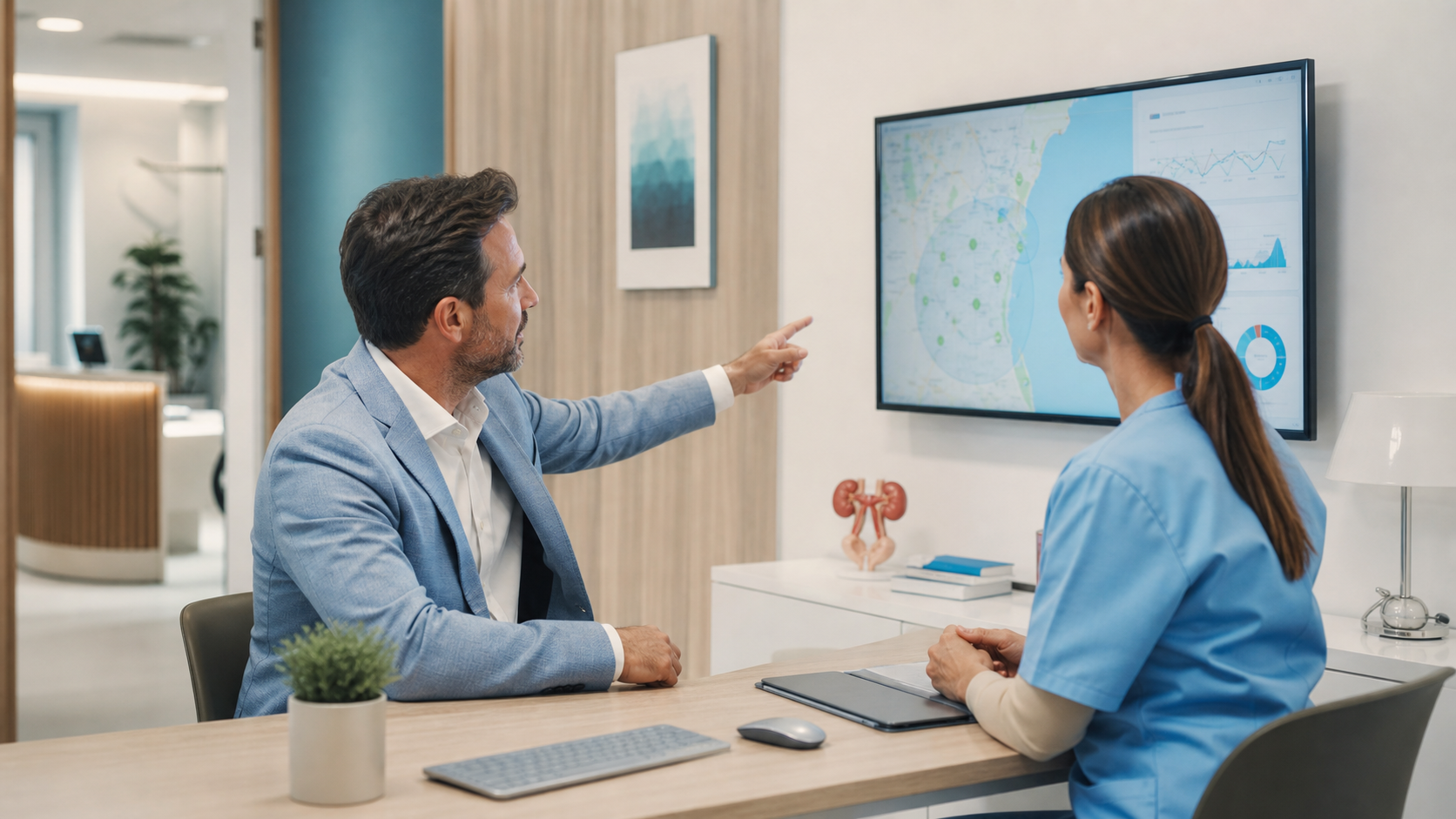 Consultor SEO para urologistas en Valencia revisando visibilidad local y citas de pacientes